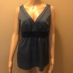 Navy New York & Company Blouse